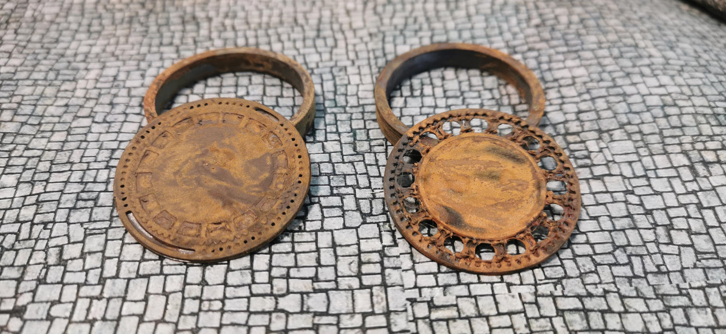 Kanaldeckel Schachtdeckel Abdeckung optional rostig