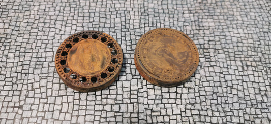 Kanaldeckel Schachtdeckel Abdeckung optional rostig