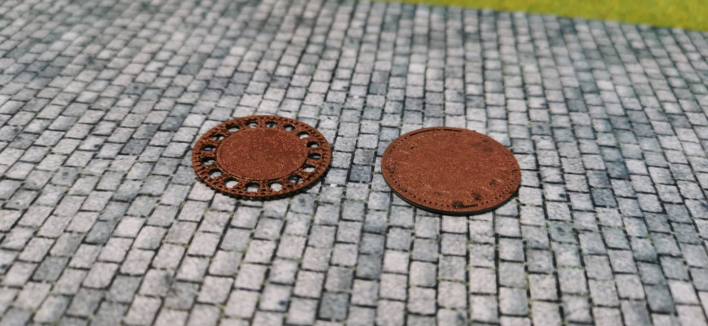 Kanaldeckel Schachtdeckel Abdeckung optional rostig