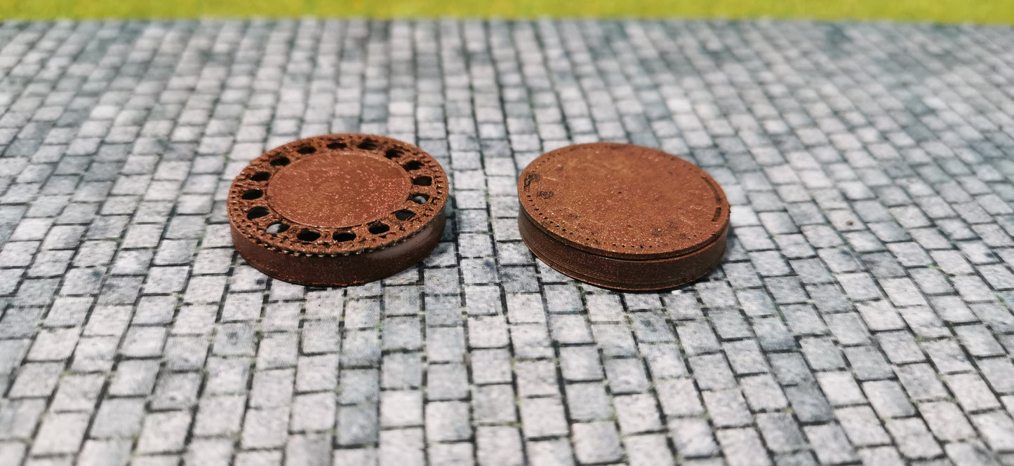 Kanaldeckel Schachtdeckel Abdeckung optional rostig