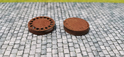 Kanaldeckel Schachtdeckel Abdeckung optional rostig