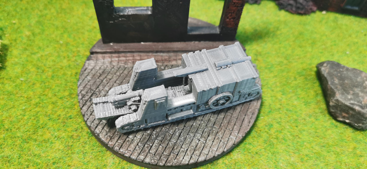 Gun Carrier Mk.1 britisches WW1 Selbstfahrlafette