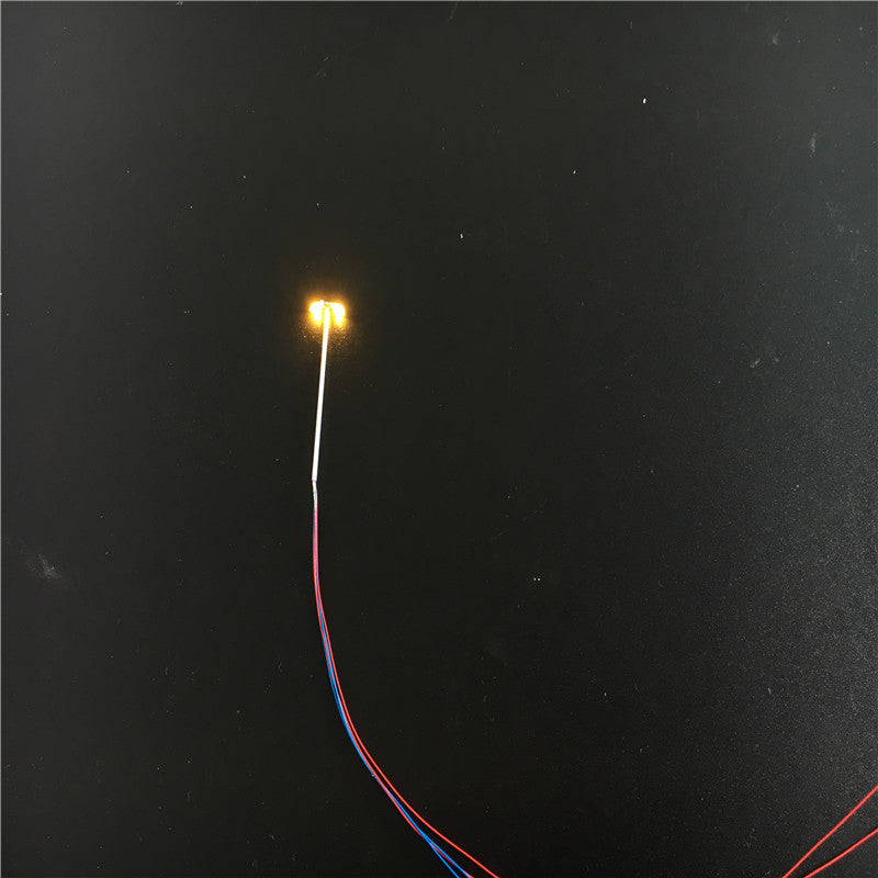 5 Stück LED Doppel Straßenlampen Peitschenleuchten 2-flammig 3-4cm 3V Spur N und Z