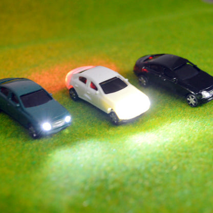 Beleuchtete Modellautos für Spur TT (1:100), Spur N (1:160), Spur Z (1:220)