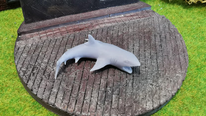 Weißer großer Hai aus Resin 1:87 (H0) - bemalt oder unbemalt