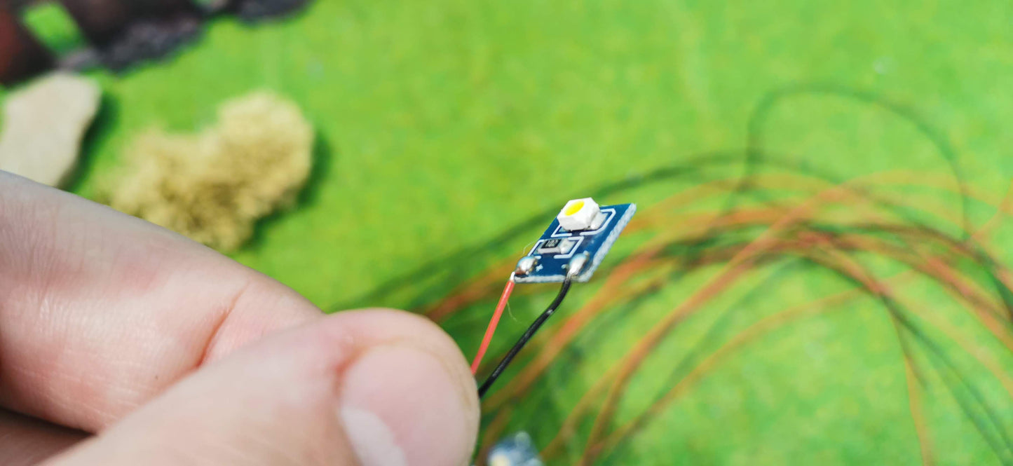 10x LED Hausbeleuchtung Beleuchtung kaltweiß mit Kabel 12-19V