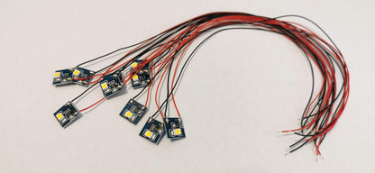 10x LED Hausbeleuchtung Beleuchtung kaltweiß mit Kabel 12-19V