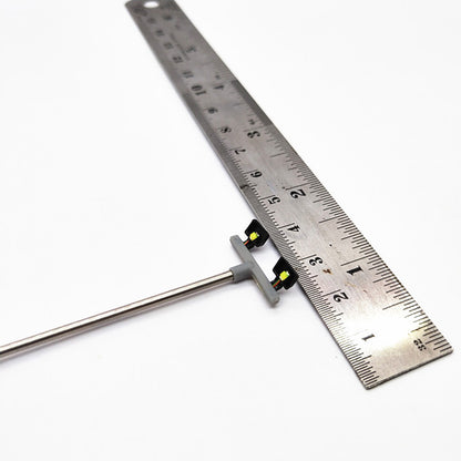 4x Flutlichtstrahler Flutlicht H0 TT 11,5cm mit 2 LED Strahler am Mast Kaltweiß