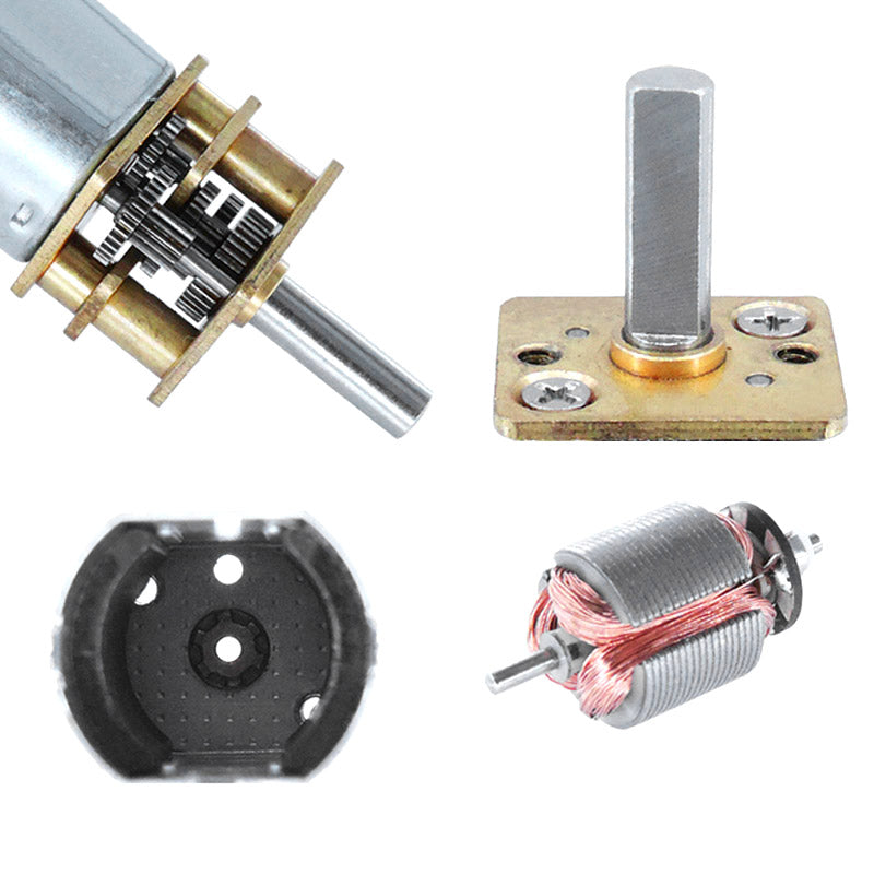 Getriebemotor3V DC 5 RPM Langsamläufer Motor Karussell Drehscheibe