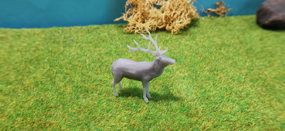 Hirsch Rotwild aus Resin 1:87 (H0) - bemalt oder unbemalt