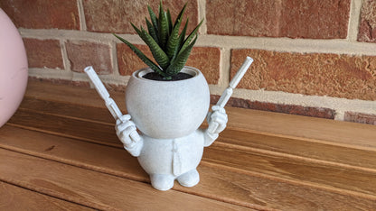 Harry Plant "Hitplant" lustiger Blumentopf als Auftragskiller