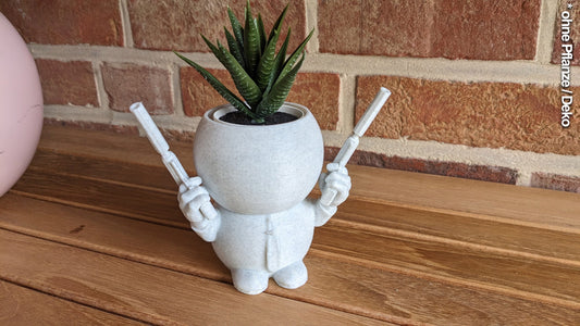 Harry Plant "Hitplant" lustiger Blumentopf als Auftragskiller