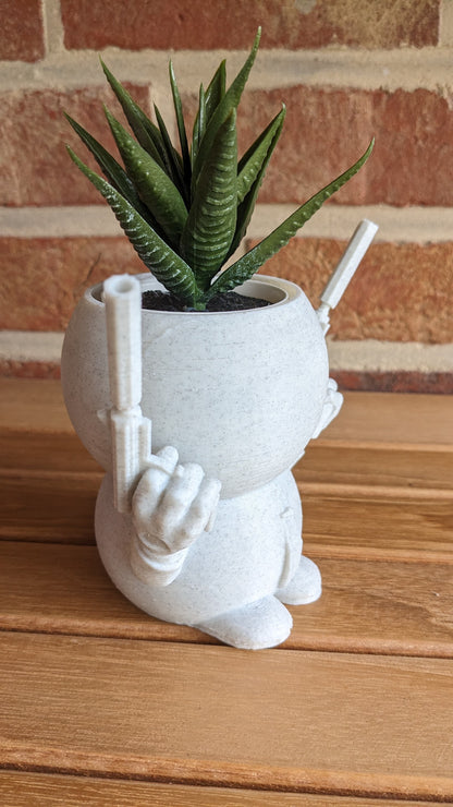 Harry Plant "Hitplant" lustiger Blumentopf als Auftragskiller