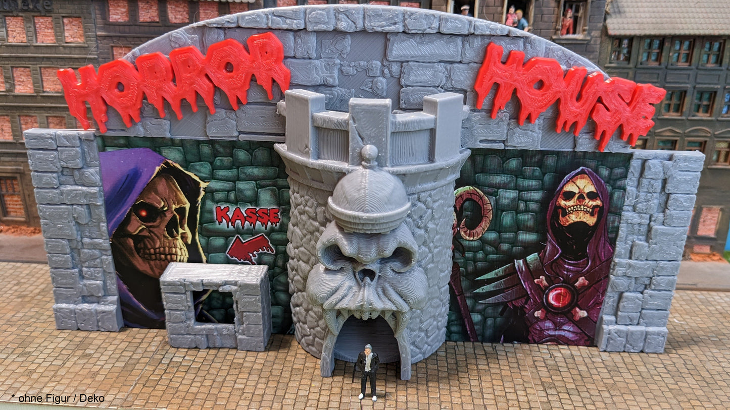 Geisterbahn "Horror House" Kirmes Rummel Fahrgeschäft