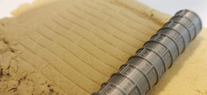 Strukturroller "Holzplanken mit Nieten" Schiffsplanken Schiffsbau