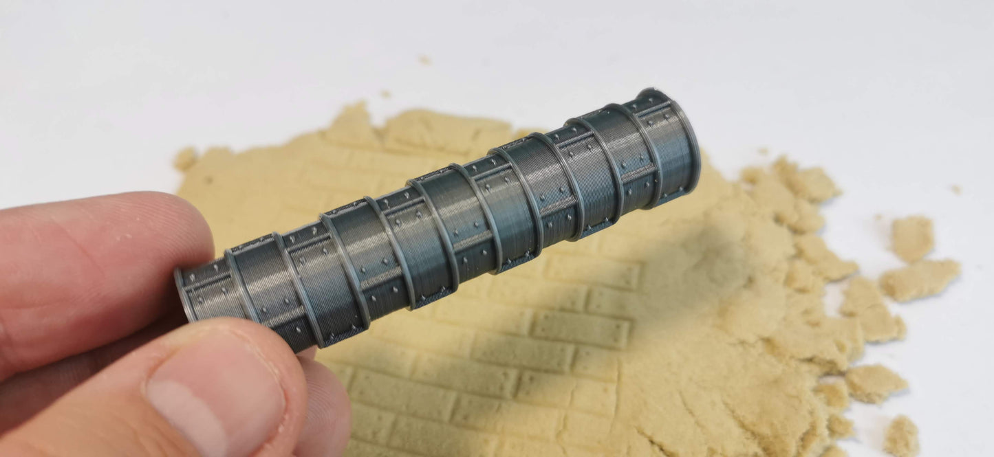 Strukturroller "Holzplanken mit Nieten" Schiffsplanken Schiffsbau