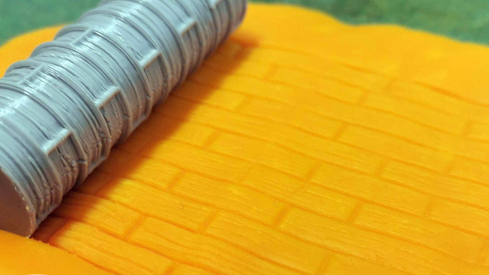 Strukturroller "Holzplanken mit Struktur" Walze Roller Modellbau