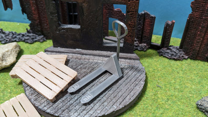 Hubwagen Hubstapler Ameise + 3 Europaletten aus Echtholzfilament