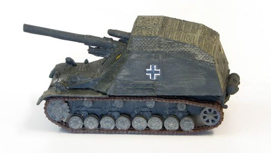 Panzerhaubitze "Hummel" mit Käfigpanzerung