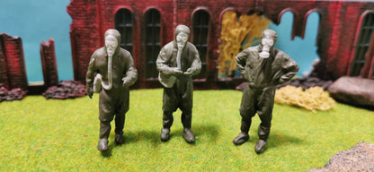 3x Tschernobyl Liquidator Figuren aus Resin