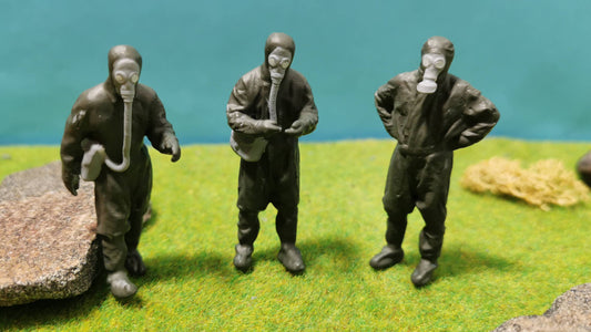 3x Tschernobyl Liquidator Figuren aus Resin