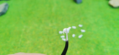 10x Schafe Schafsherde Set - weiß