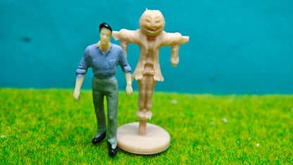 Vogelscheuche aus Kunststoff - wahlweise bemalt