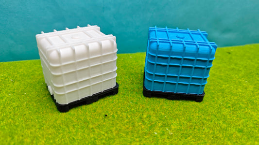 IBC Container Modelleisenbahn Wassertank für Baustelle