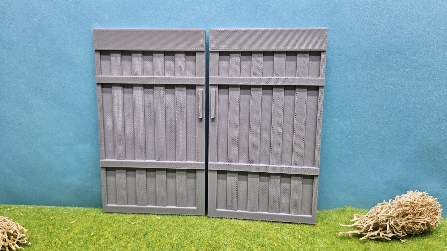 Doppeltor Garagentor "Metall" Hallentor für Garage, Gebäude, Fabrik