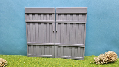 Doppeltor Garagentor "Metall" Hallentor für Garage, Gebäude, Fabrik