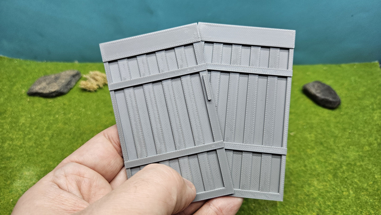 Doppeltor Garagentor "Metall" Hallentor für Garage, Gebäude, Fabrik