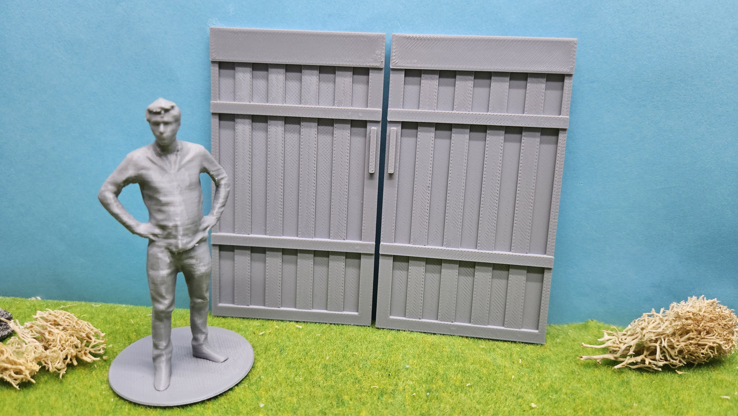 Doppeltor Garagentor "Metall" Hallentor für Garage, Gebäude, Fabrik