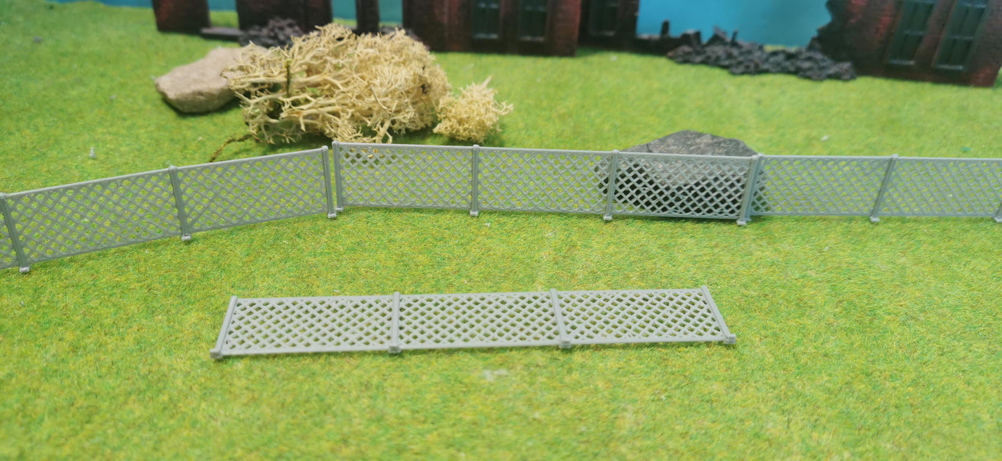 5 Stück Industrie Metallzaun Sicherheitszaun in silber/grau