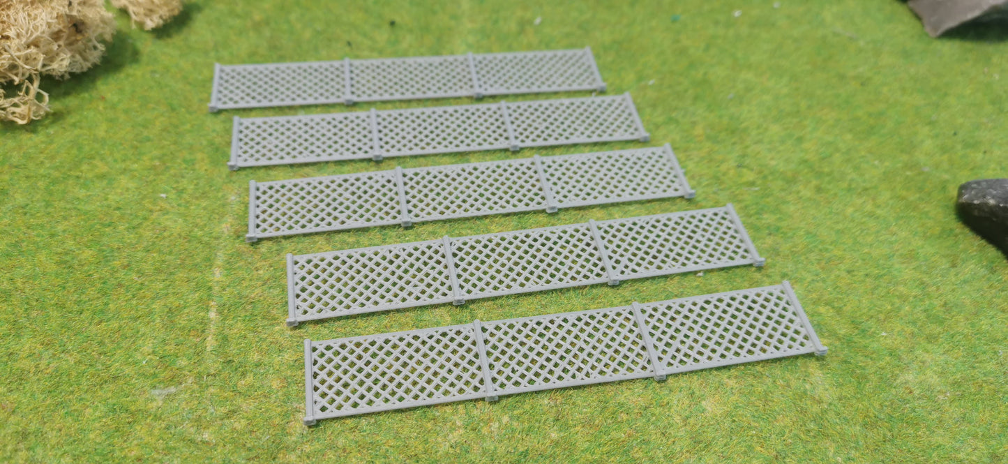 5 Stück Industrie Metallzaun Sicherheitszaun in silber/grau