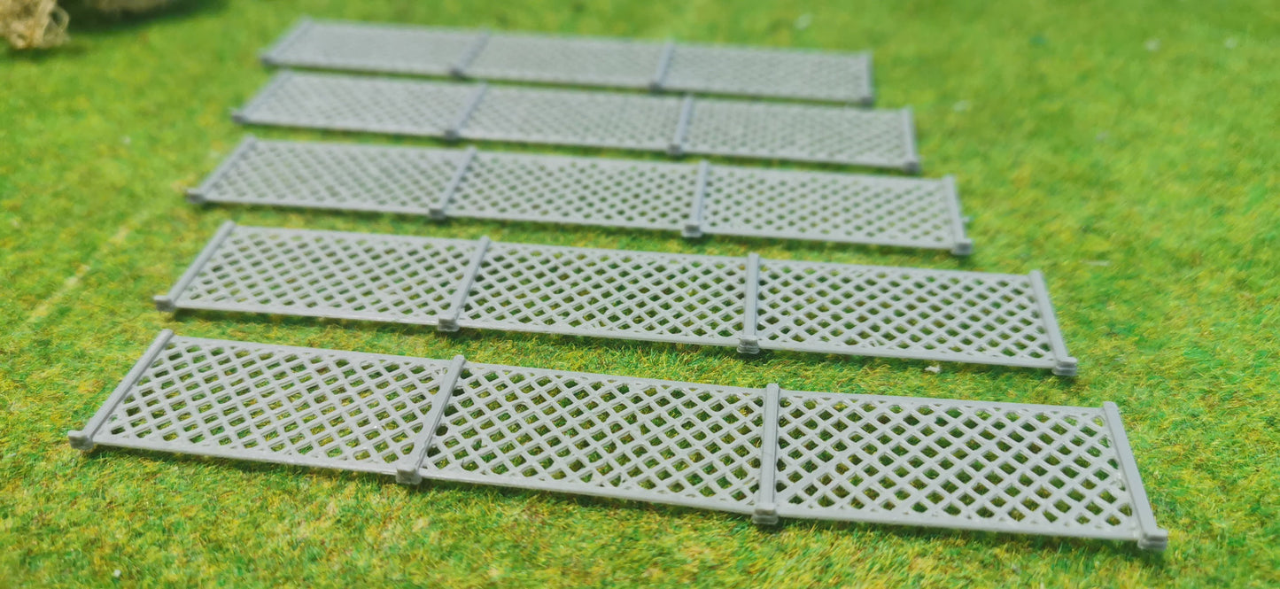 5 Stück Industrie Metallzaun Sicherheitszaun in silber/grau