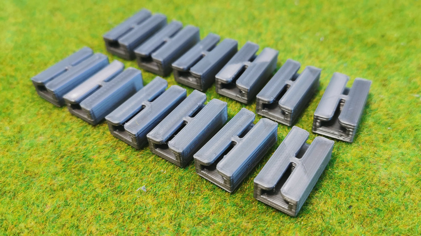 12x Gleis Isolierverbinder Gleisisolierer passend zu Spur G / LGB