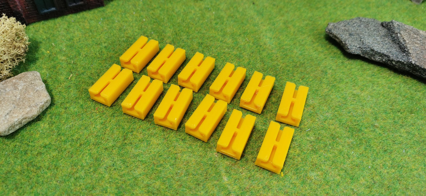 12x Gleis Isolierverbinder Gleisisolierer passend zu Spur G / LGB