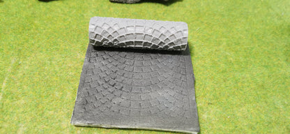 Strukturwalze Walze "Kopfsteinpflaster Bogen" Modellbau