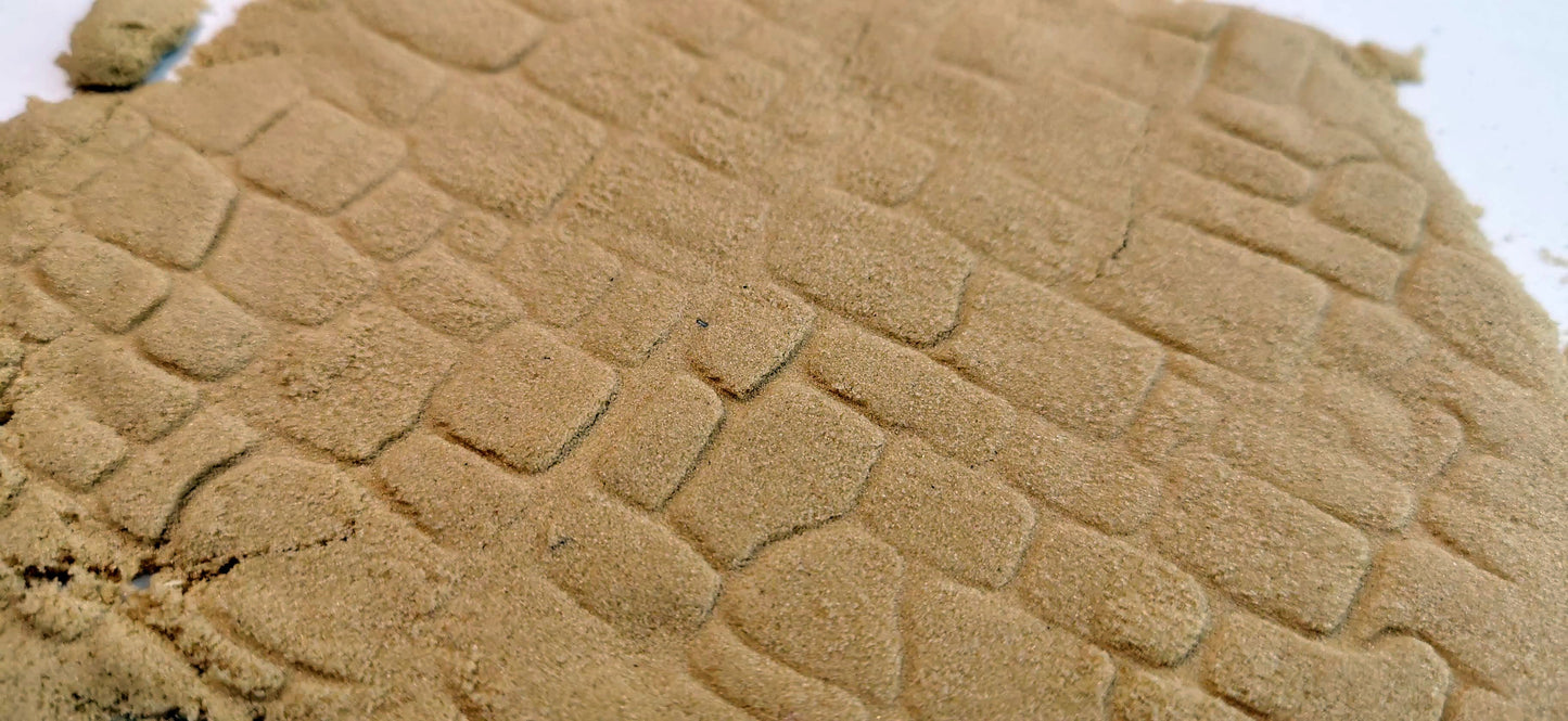 Kopfsteinpflasterwalze #2 "Kopfsteinpflaster Steg" Pflasterwalze für Modellbau