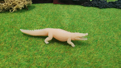 Krokodil / Aligator aus Resin 1:87 (H0) - bemalt oder unbemalt