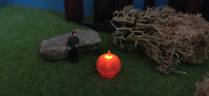 Halloween Kürbis mit spezieller Feuer LED