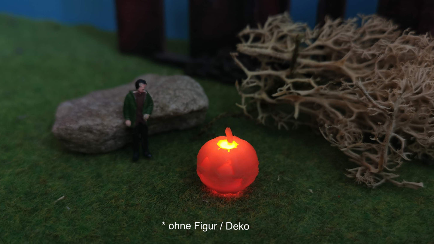 Halloween Kürbis mit spezieller Feuer LED
