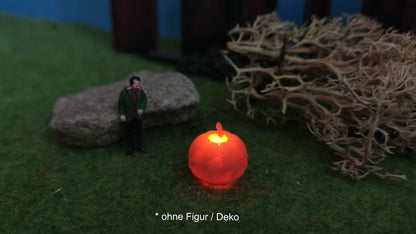 Halloween Kürbis mit spezieller Feuer LED