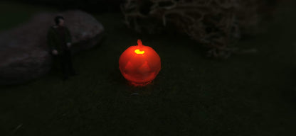 Halloween Kürbis mit spezieller Feuer LED