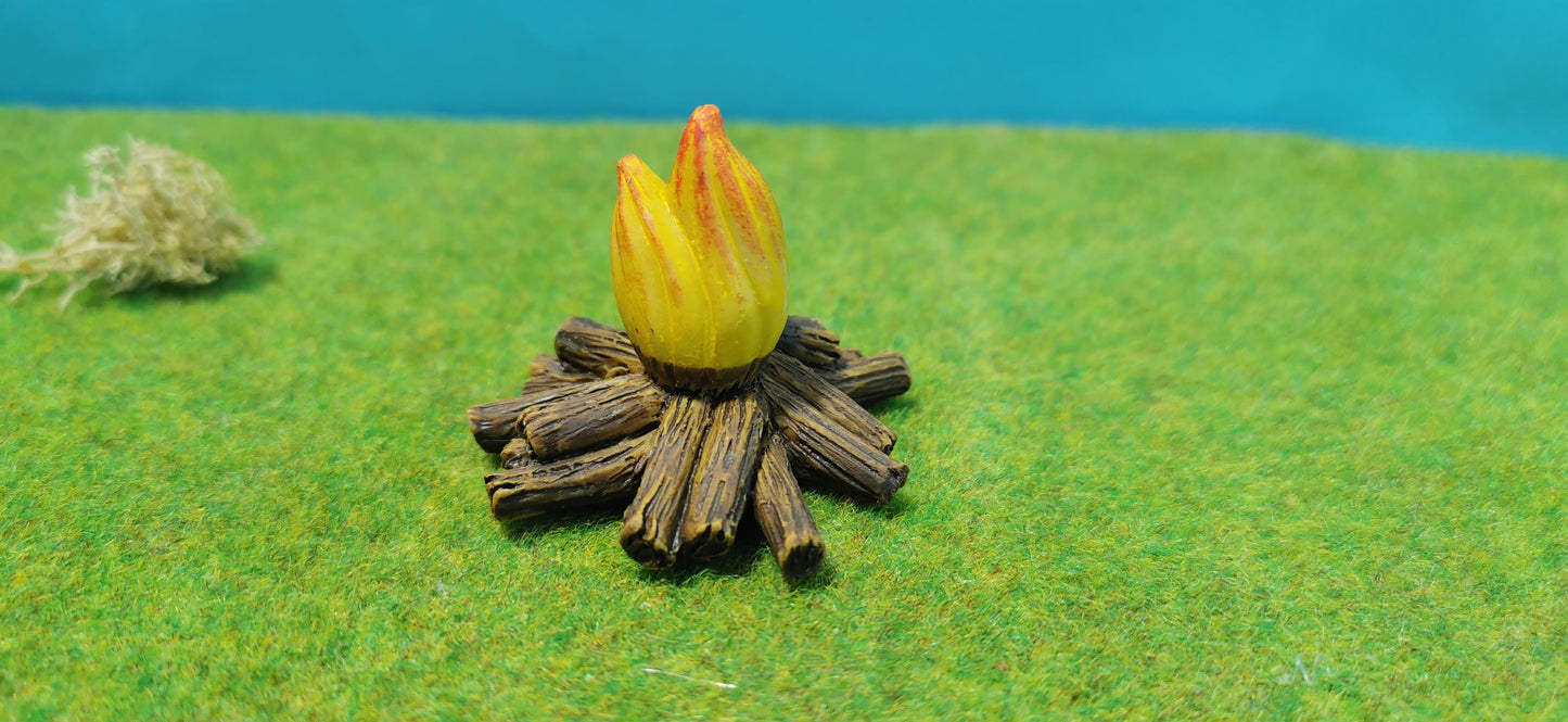Lagerfeuer für Camping (passt zu LGB oder Playmobil)