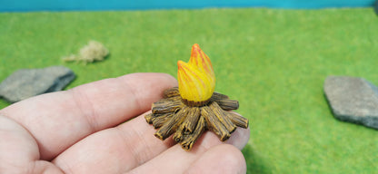 Lagerfeuer für Camping (passt zu LGB oder Playmobil)