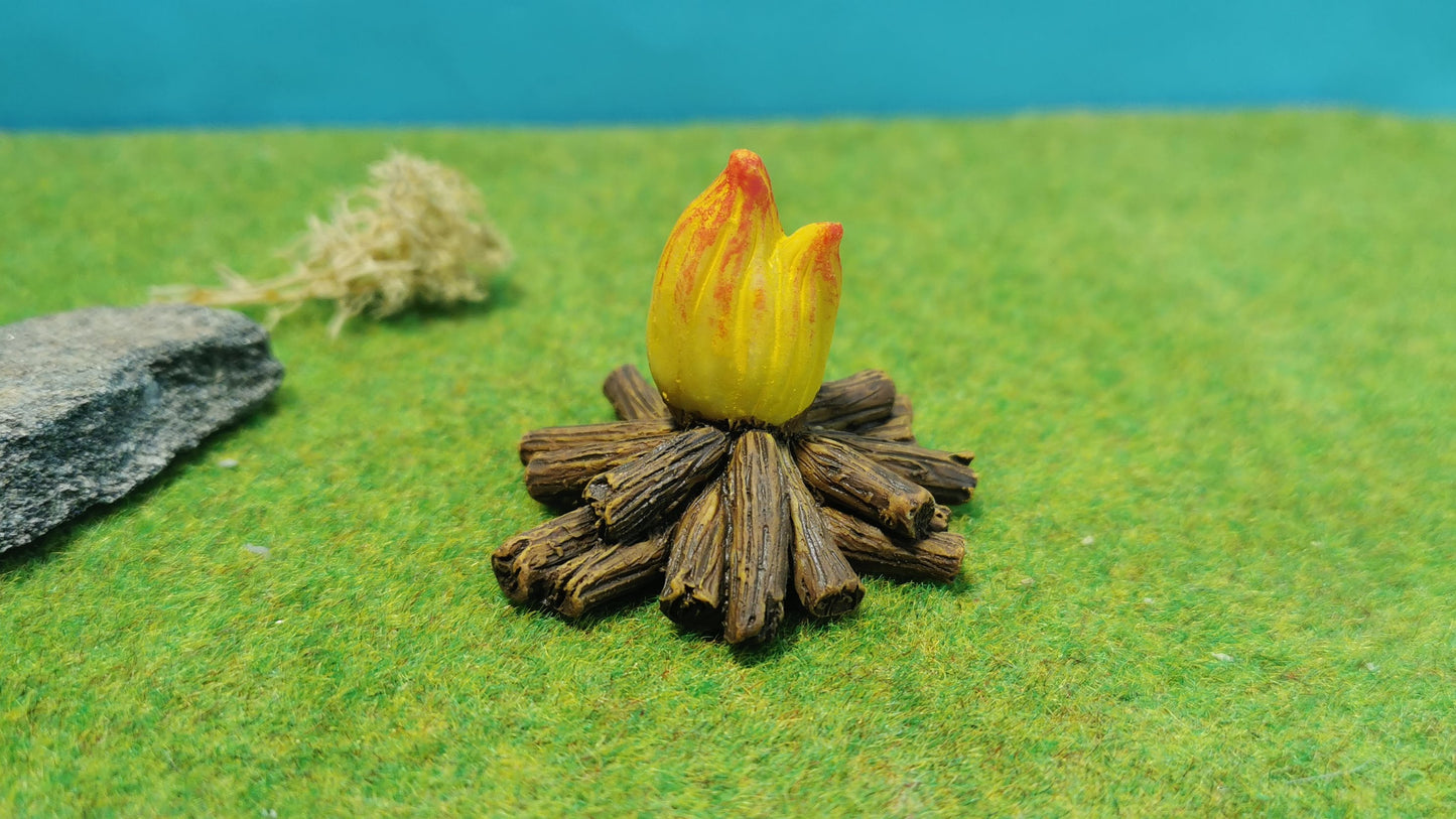 Lagerfeuer für Camping (passt zu LGB oder Playmobil)