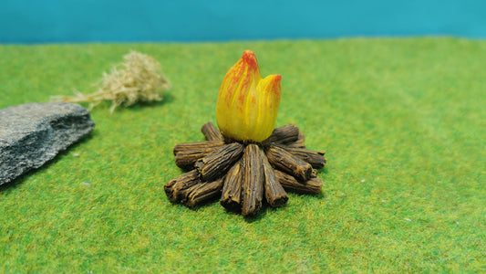 Lagerfeuer für Camping (passt zu LGB oder Playmobil)