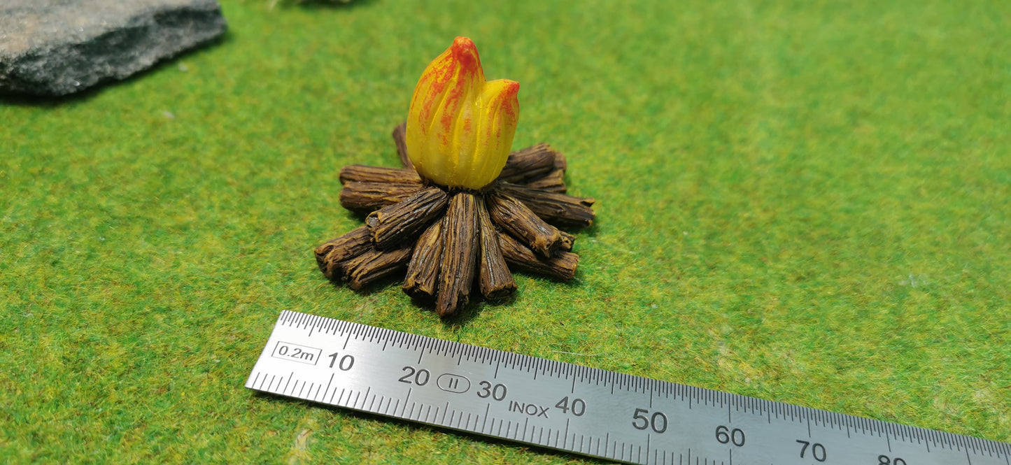 Lagerfeuer für Camping (passt zu LGB oder Playmobil)