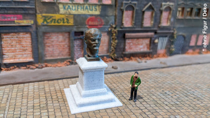 "Lenin" Büste Denkmal Bronze Kupfer - Spur H0 (1:87)